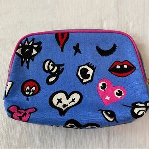 Estée Lauder x Quentin Jones cosmetic makeup travel bag Collaboration Pop Art